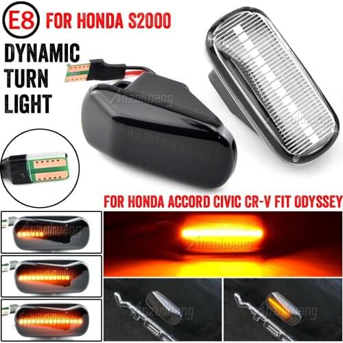 LED Side Marker Lights Turn Signal Lamps For Honda CRV Accord Civic City Fit Jazz Stream HRV S2000 Odyssey Integra Acura RSX NSX
