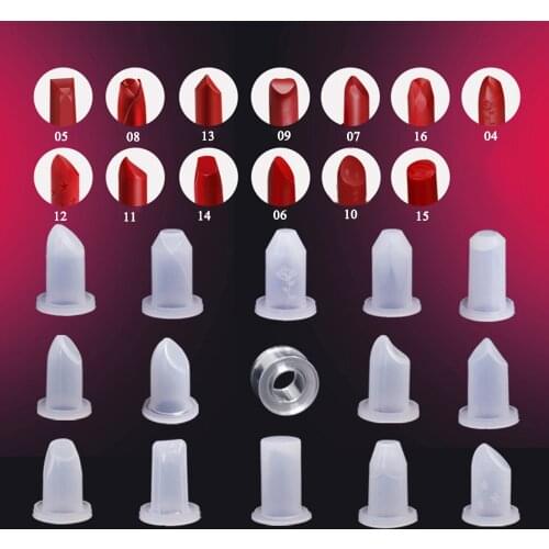 Lipstick DIY Mould Lip Balm Mold Silicone Makeup Crafts Tool For 12.1mm Tube Lip Makeup Tools DIY Crafts Cosmetic Container