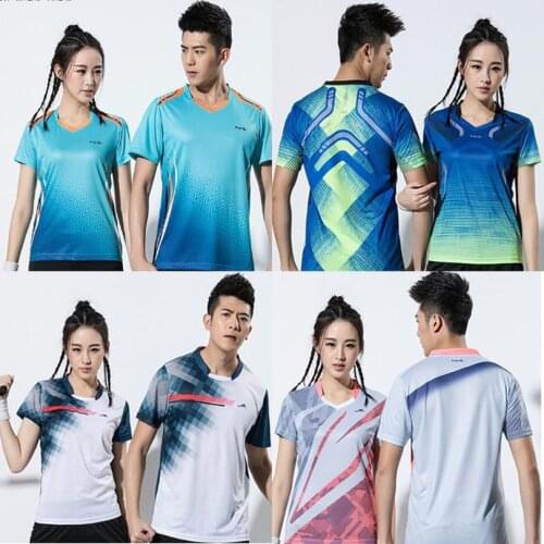 New 2019 men/women Badminton t-shirt,sport shirt Tennis shirts Male,table tennis jersey,Quick dry Fitness sports training tshirt