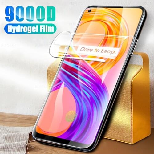 1-3pcs realmi 8 hydrogel film hd anti-scratch screen protectors film not glass 6.4" for realme 8 pro 8pro realme8 film