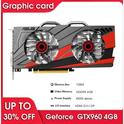 Graphic card GTX650 1GB 950 2GB 960 2GB GTX 960 4GB 1050 TI 750 TI 2GB 4GB 1060 3GB Video Cards GPU