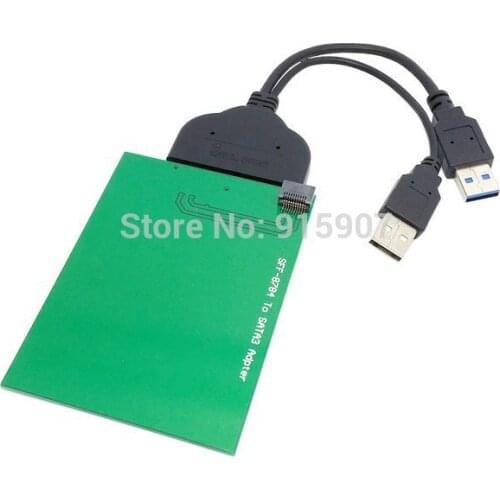 Jimier USB 3.0 to SATA 22pin 2.5" Hard Disk to WD5000MPCK SFF-8784 SATA Express SSD Adapter