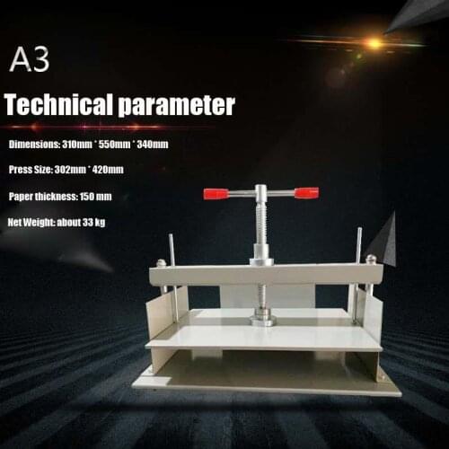 A machine for flattening books/receipts/documentsPaper flattening machine