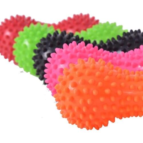 Peanut Shape Massage Ball Sensory Training Yoga Fitness Massage Ball PVC Muscle Relax Body Hand Foot Massager Relieve Stress