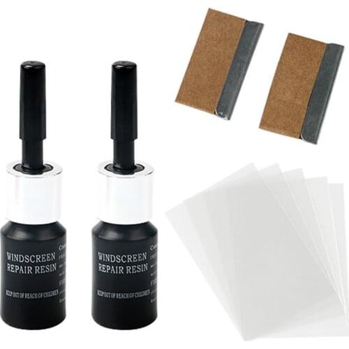 Automotive Car Vehicle Windscreen Window Glass Crack Repair Fluider Agent Tool Kit