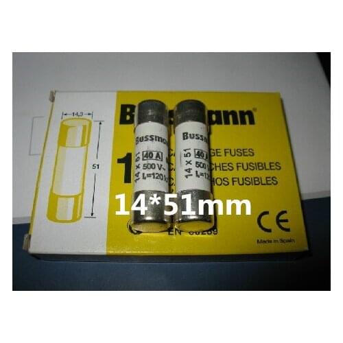 Original BUSSMANN new import fuse 25A gG / gL 14 * 51mm 690V C14G25