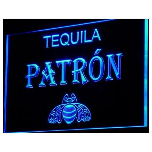 A143 Tequila Patron Bar Pub Beer LED Neon Light Signs with On/Off Switch 20+ Colors 5 Sizes to choose