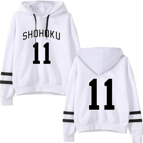 Japans Anime SLAM DUNK Kaede Rukawa Men Women Pullovers Hoodies Sweatshirts
