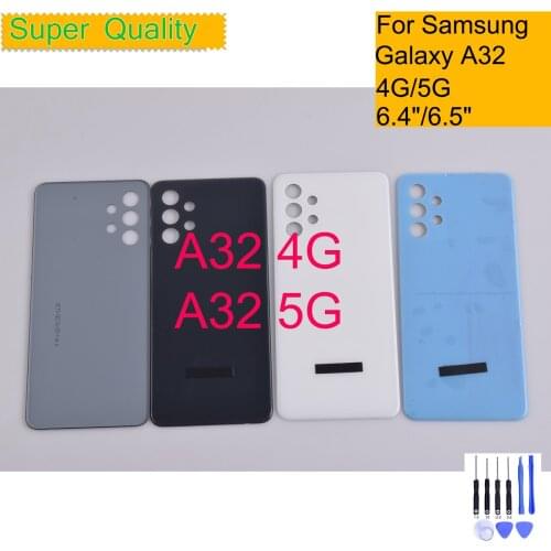 For Samsung Galaxy A32 A325 A325F SM-A325F/DS Housing Back Cover Case Rear Battery Door Chassis Housing Replacement