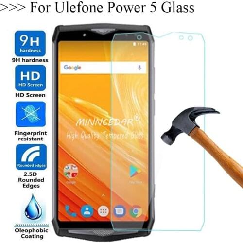 Tempered Glass For Ulefone Power 5 Screen Protector Transparent Protective Glass Front Film For Ulefone Power 5 6.0 Phone Glass