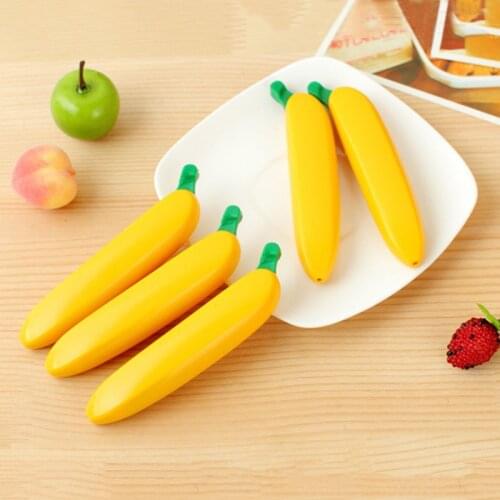 1 Pcs Creative Cute Fruit Shape Banana Shaped Ball Pen Personality Stationery School Supplies Student Stationery