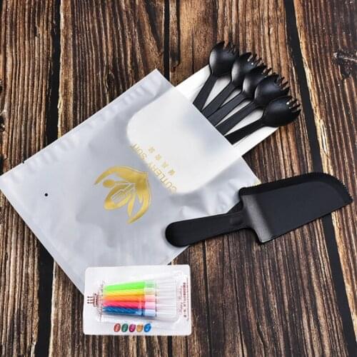 10 People Disposable Party Tableware Set Childrens Birthday Cake Knife Plate Fork Party Supplies