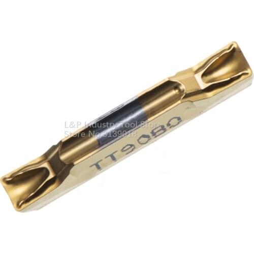 100% Original TDXU3E-0.3 TT9080 Carbide Inserts 3MM Cross-cut Groove For Stainless Steel Cut-off Cutter Knife