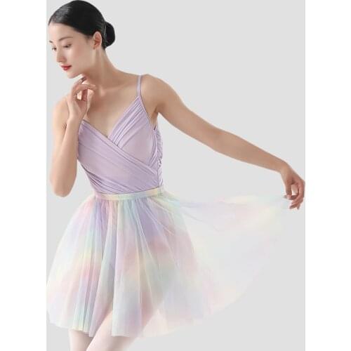2020 Fairy Ballet Dance Skirts For Women Ballerina Clothes Romantic Dance Wear Adult Tutu Dance Outfits Stage Costume JL1547