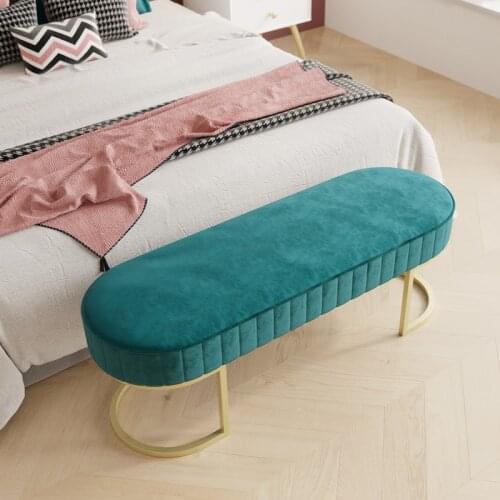 Velvet Bed Footrest Stools Ottomans Entrance-hall Shoes Stool Home Living Room Furniture Dresser Chair Pouf Footstool
