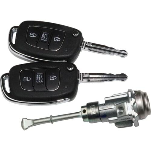 Door Lock Cylinder & Keys LH Driver Side For Elantra 2017-2020 81970-F2A00