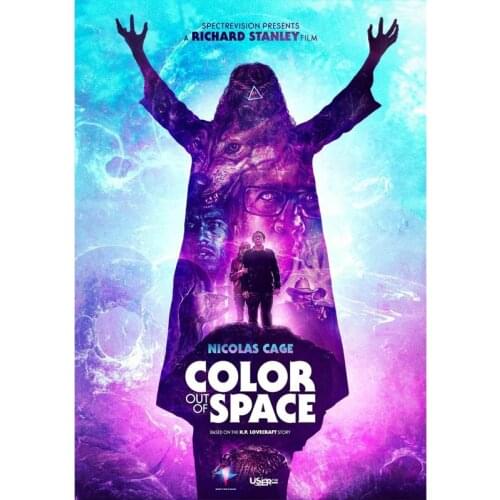 D0545 Color Out of Space Movie Silk Fabric Poster Art Decor Indoor Painting Gift