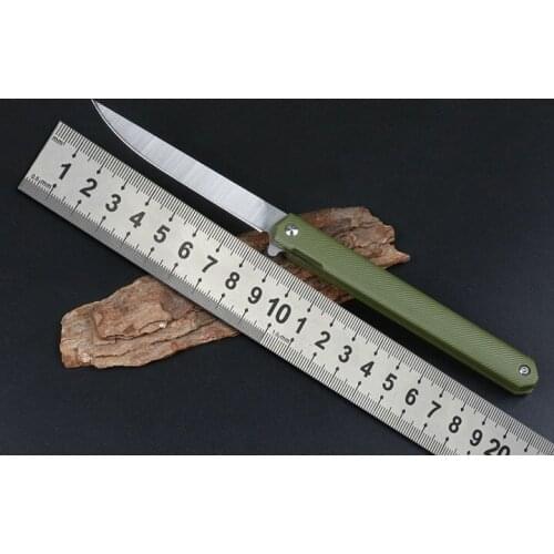 Pen Folding Knife D2 Blade 4 Colors ABS Handle Practical Survival Outdoor Camping Hunting Fruit Pocket Knives EDC Tools