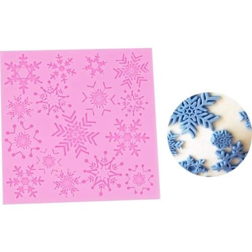 Snowflake Fondant Cake Decoration Mold DIY Chocolate Mold 15-624