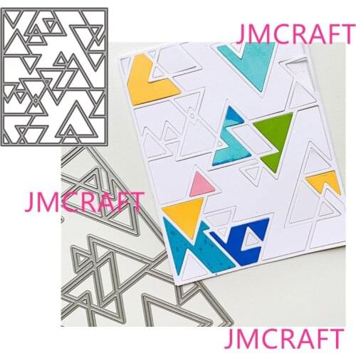 JMCRAFT 2021 New Rectangle Frame Background #2 Metal Cutting Dies DIY Scrapbook Handmade Paper Craft Metal Steel Template Dies