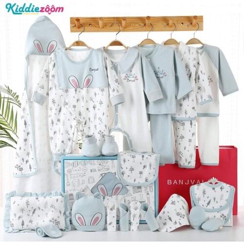 24PCS Unisex Baby Girl Clothes Newborn Gift Set Baby Boy Clothes Cotton Summer Baby Supplies Fall Winter Spring Clothing Sets