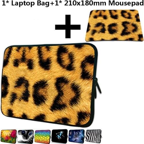 Computer Accessories Notebook 14 Inch 15 13 12 17 10 7 15.6 Inch Laptop Chromebook PC Sleeve Bag Funda Carry Cover Case+Mousepad