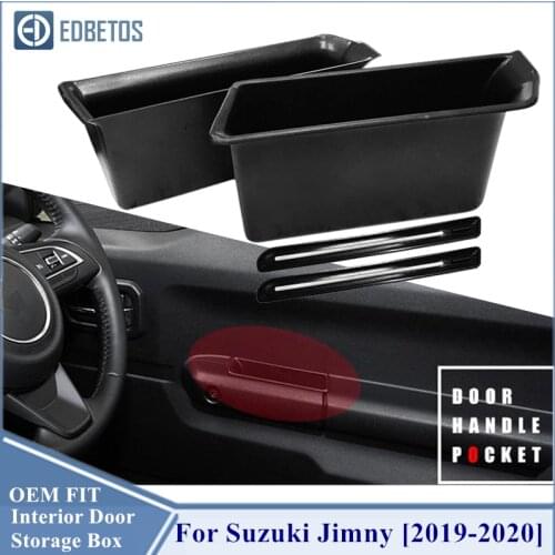 2pcs Car Door Storage Box Handle Box Glove Armrest Box For Suzuki Jimny 2019 2020 Car-Styling