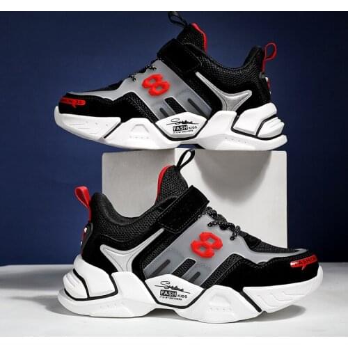 2021 Boys New running shoes 6 Spring models 7 childrens sneakers 8 boys Spring 9 big kids shoes Mesh surface Breathable 10 year