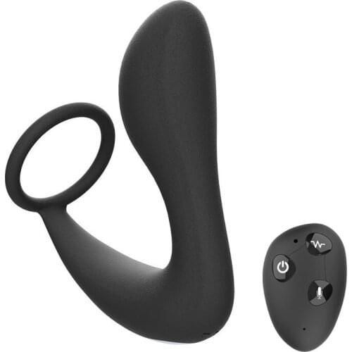Youth prostate massager wireless remote control stimulation electric shock anal plug wireless remote control voice control charg