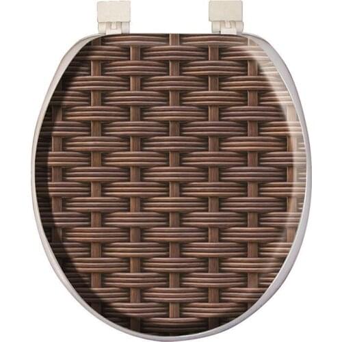 Softy Classic Pattern Soft Toilet Seat Cover White