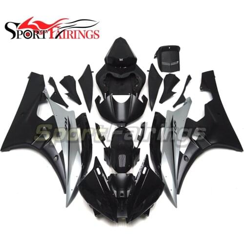 Injection Fairings For Yamaha YZF600 R6 06 07 2006 2007 Plastics ABS Injection Motorcycle Ful Fairing Kit Bodywork Cowling Black