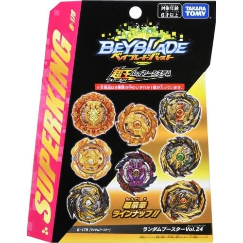 ORIGINAL TAKARA TOMY Beyblade Burst B-178 Random Booster Vol.24 (Random 1pcs)