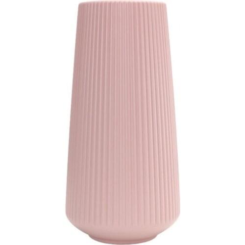 Plastic Nordic Style Vase Dried Flower Arrangement Pot Holder Home Office Decor for living room, bedroom, office