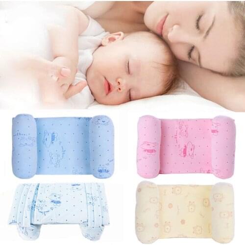 Newborn Prevent Flat Head Positioner Pillow Infant Baby Anti Roll Sleep Cushion Shaping Pillow Anti-static