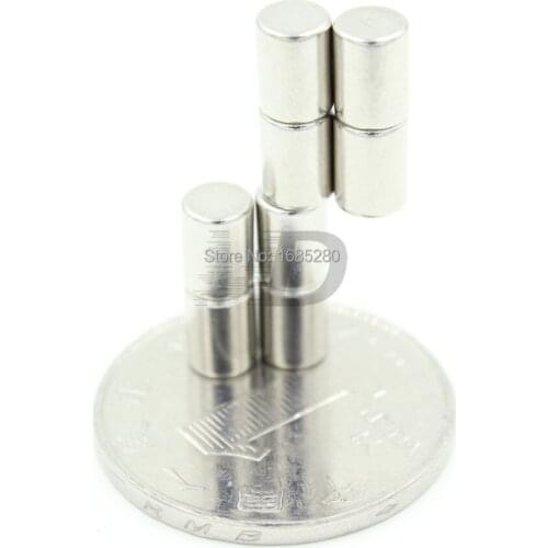 50pcs Neodymium N35 Dia 5mm X 6mm Strong Magnets Tiny Disc NdFeB Rare Earth For Crafts Models Fridge Sticking magnet 5x6mm