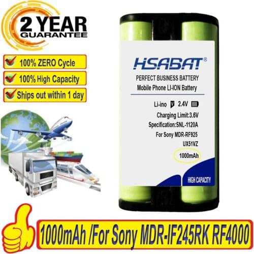 Top Brand 100% New 1000mAh BP-HP550-11 Battery for Sony MDR-IF245RK RF4000 RF4000K RF810 RF810RK RF840 RF850 RF860 RF925 RF970