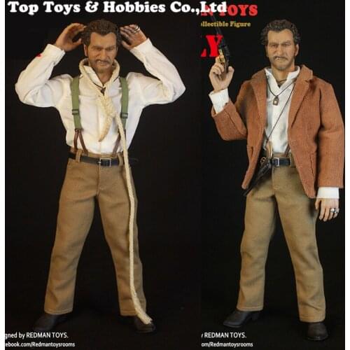 In Stock 1/6 Scale Male Full Set Action Figure RM044 THE UGLY Model Head Carving Clothing & Accessories For Collectible