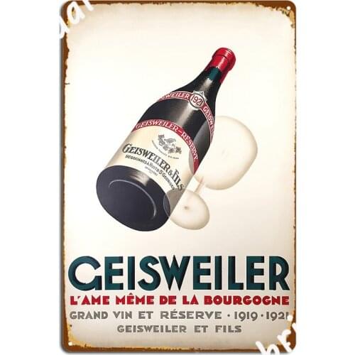 Wine Bottle Beverage Bar Decor Vintage Wall Art Metal Sign Designing Club Party Cinema Wall Decor Tin Sign Posters