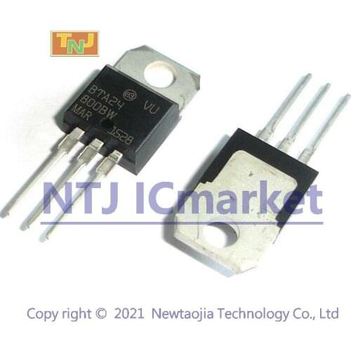10 PCS BTA24-800BW TO-220 BTA24-800 25A TRIACS