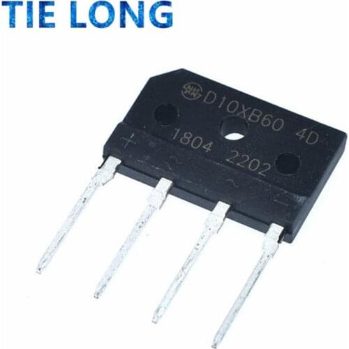 10PCS D10XB60 bridge rectifier 10A 600V D10 XB60 new and original IC