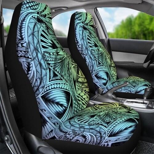 2Piece Synthetic Print Car Interior Decor Cover Auto Supplies Sheet for Seat Colorful SUV Front Seat Protect Case