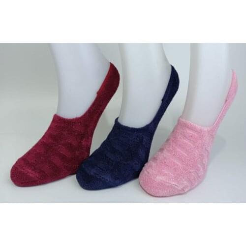 3 Pairs/Set Winter Women Thick Bamboo Ballet Socks Slippers Thicken Girls Socks Color Novelty Women Fashion Casual Funny Sock