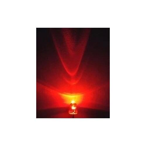 5MM LED Light-Emitting Diodes White Glow Red Light Highlighted Luminous Tube