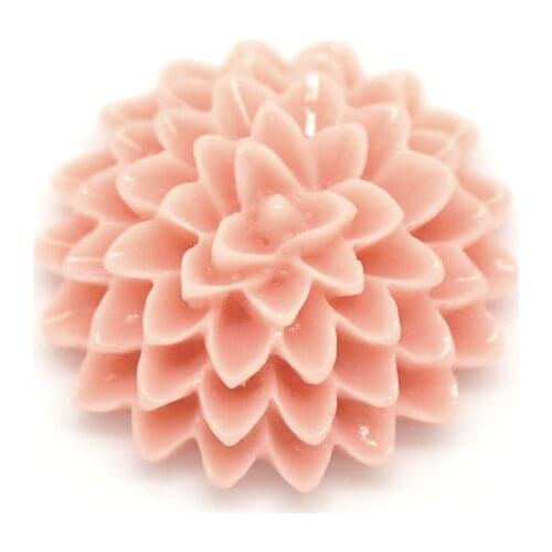 50Pcs Rice Resin Flower Pink Embellishments Cabochon Scrapbook Fashion Home Wedding Decoration Craft Resin Cabochon 15*6mm