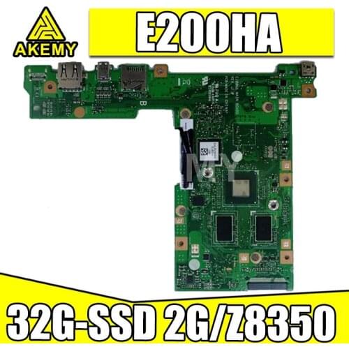 Akemy 90NL0070-R00041 Motherboard For ASUS E200 E200H E200HA Laptop motherboard E200HA Mainboard 32G-SSD 2G/Z8350-CPU