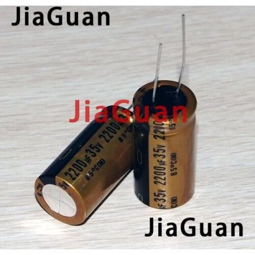 2PCS NICHICON FG 35V2200UF 18x35.5MM fine gold 2200UF 35V FineGold 2200UF35V MUSE Audio Capacitor 2200UF/35V UFG1V222MHM