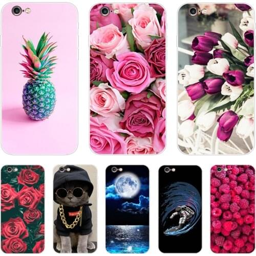 Case For iPhone 5 5s SE Case Cover Silicone TPU Cartoon Pattern Coque for iPhone 6 6s Case Cover Coque for iPhone 6s 5 s Fundas