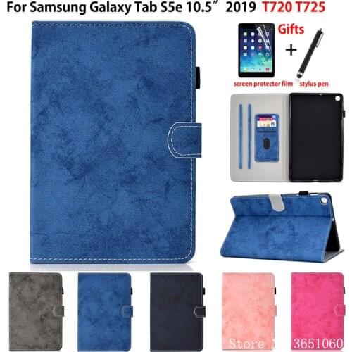 Case For Samsung galaxy tab S5e 10.5 2019 SM-T720 SM-T725 T720 T725 Cover Funda Tablet Protector Stand Shell Capa +Film+Pen