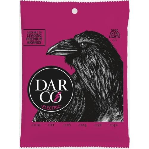 Darco Nickel Wound Electric Guitar Strings D930 Extra Light 9-42
