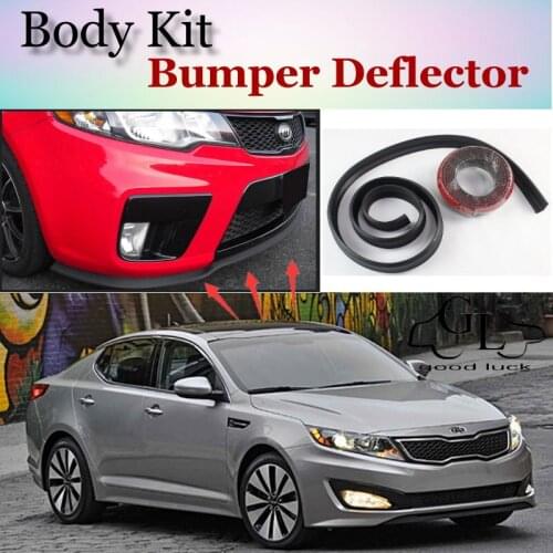 Bumper Lip Deflector For KIA K5 Lotze Advance Innovation / Optima Regal / Magentis Front Spoiler Skirt For TG Fans Tuning Strip